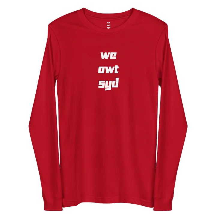WeOwtsyd Premium Long Sleeve T-Shirt - Red product image (2)