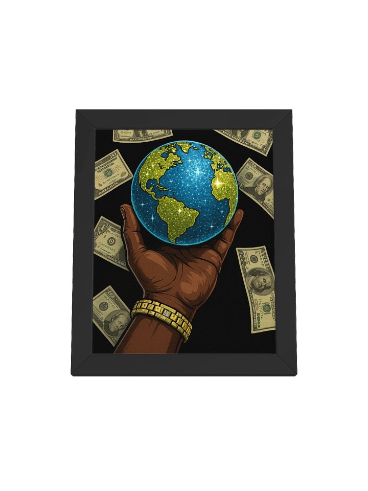 Who's World Is This Black Canvas Print product image (1)