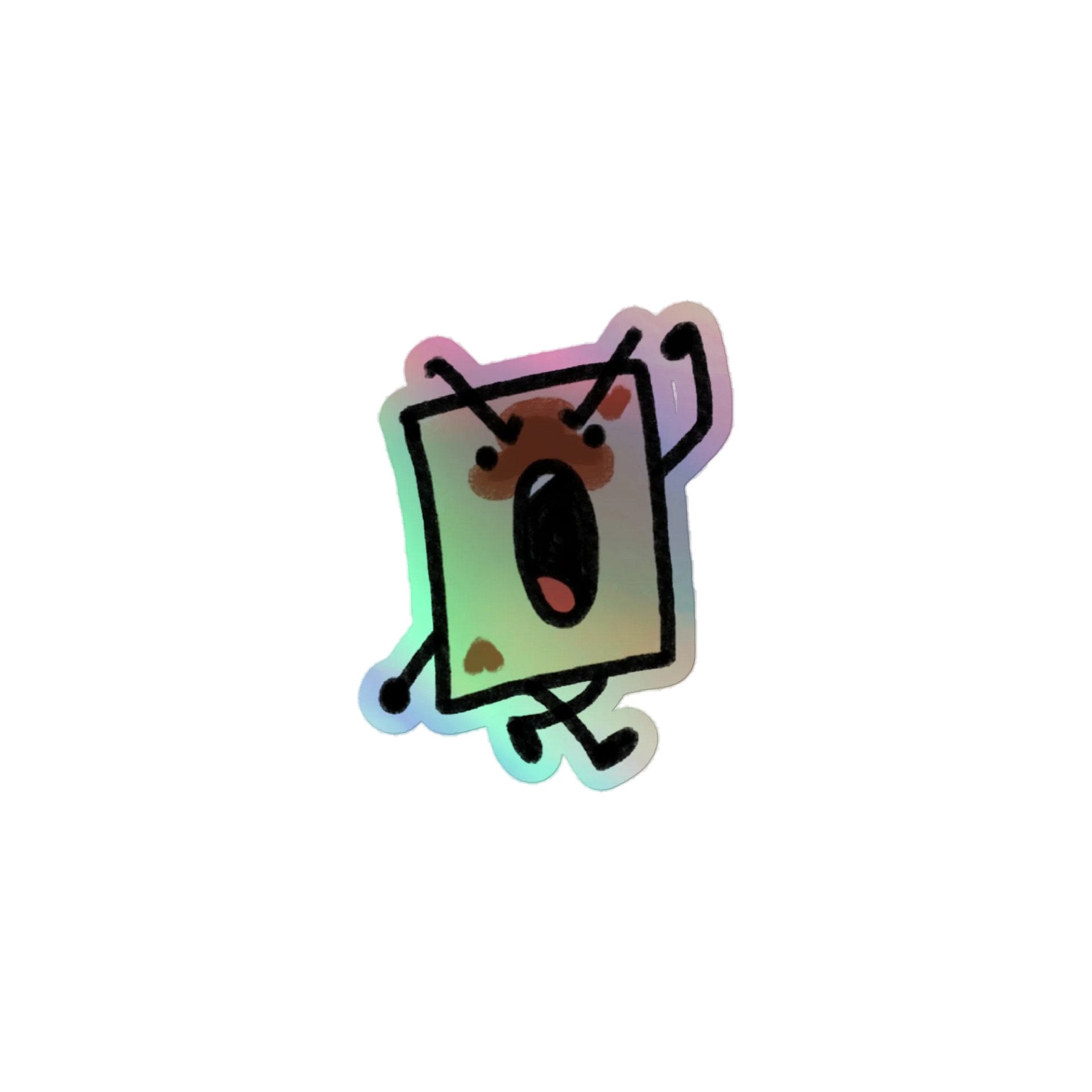 Yelling Holographic Celeste Sticker product image (1)