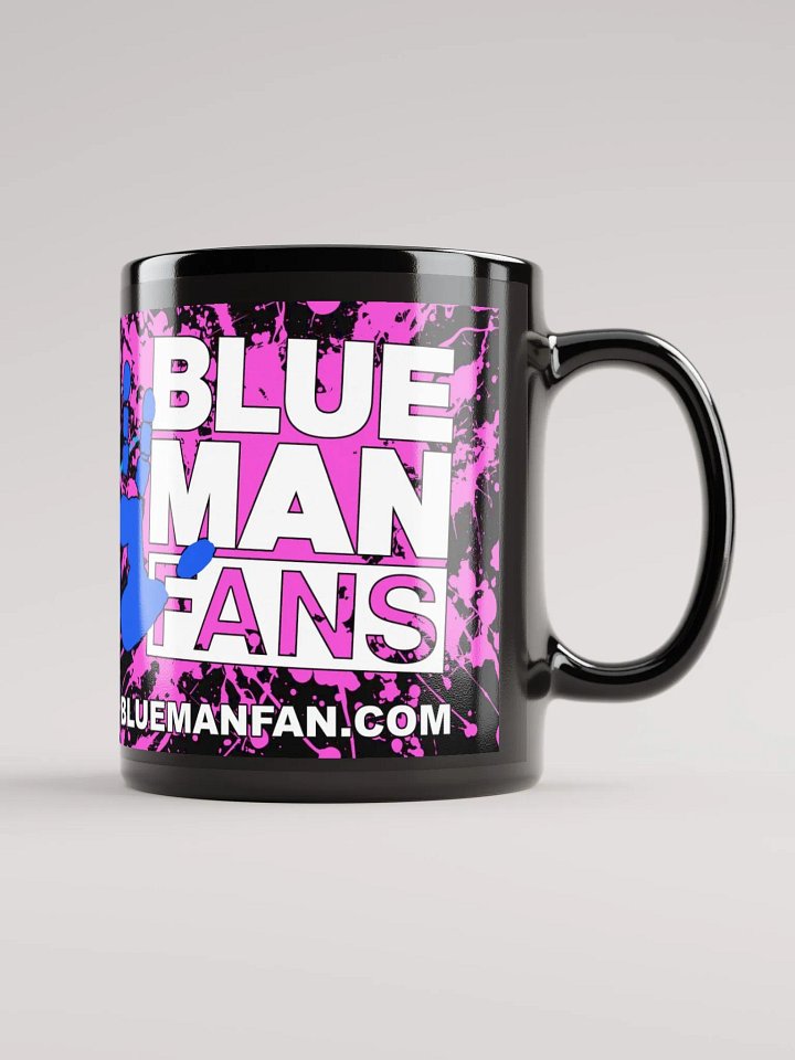 Blue Man Fans Paint Splash Coffee Mug product image (1)