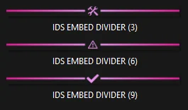 Pinkie Embed Divider Bars product image (3)