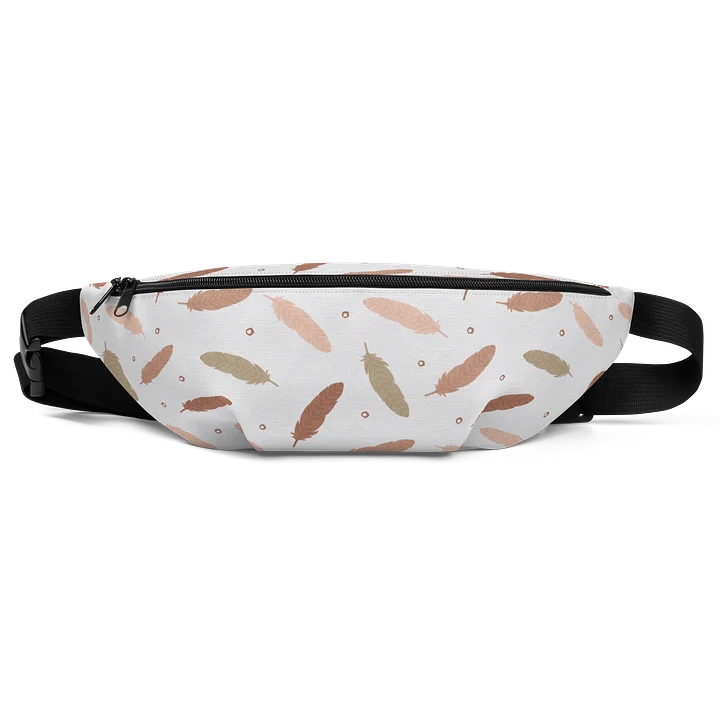 Mocha Mousse Feathers Fanny Pack product image (1)