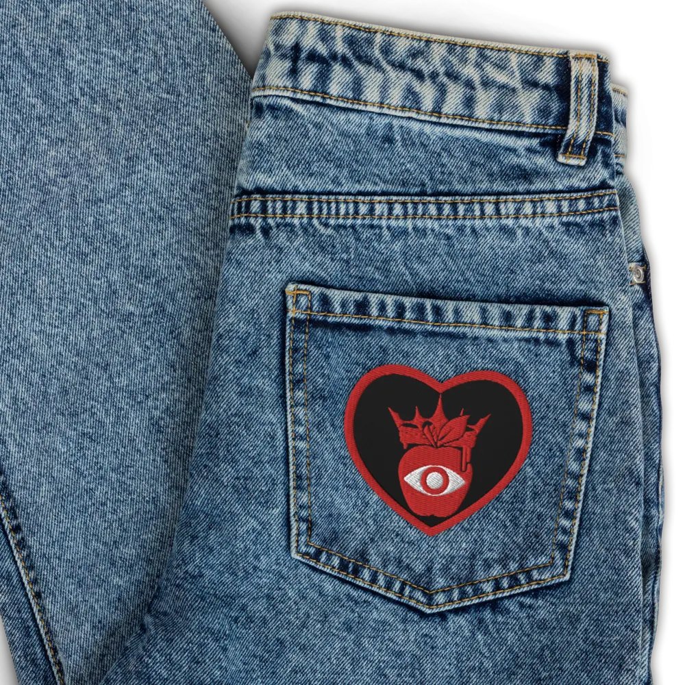 Crowned Apple (Red) ✦ Embroidered Patches product image (3)