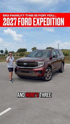 The 2027 Ford Expedition continues to be a huge and practical choice for families!

#ford #fordexpedition #carreview #cars #c...