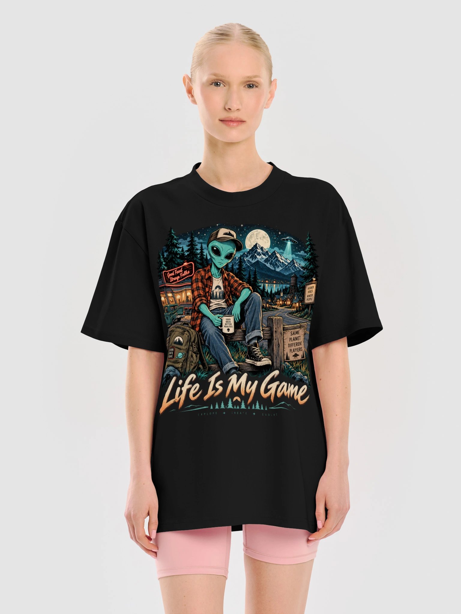 Life Is My Game — Local Alien Unisex T-Shirt product image (9)