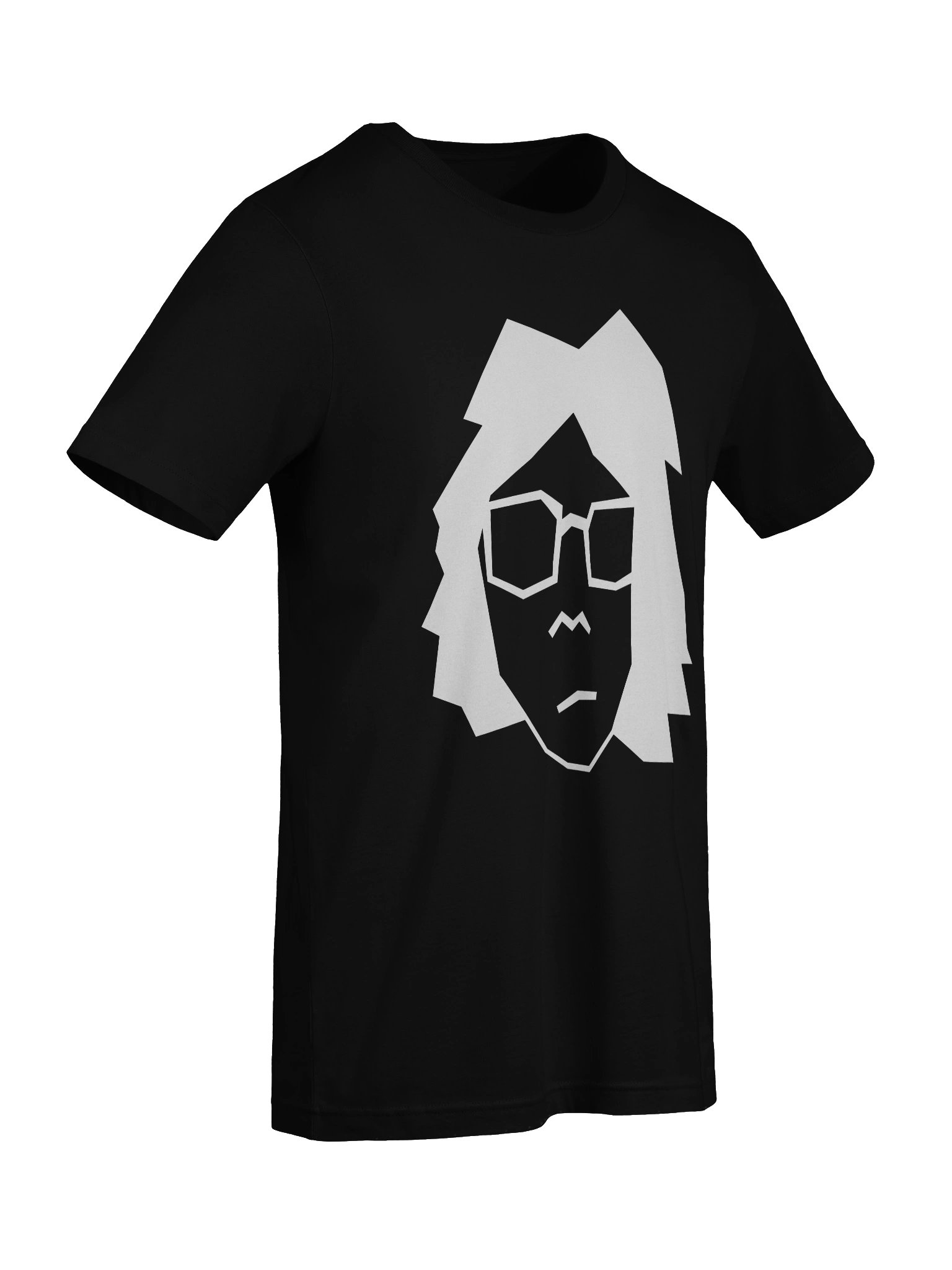 Luv4Loop Head - T-Shirt (White-on-Black) product image (9)