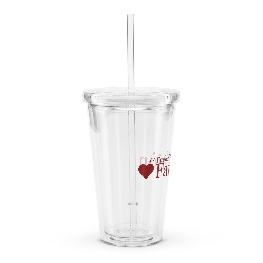 Fueled by Fanfiction Clear Cup with Straw product image (3)