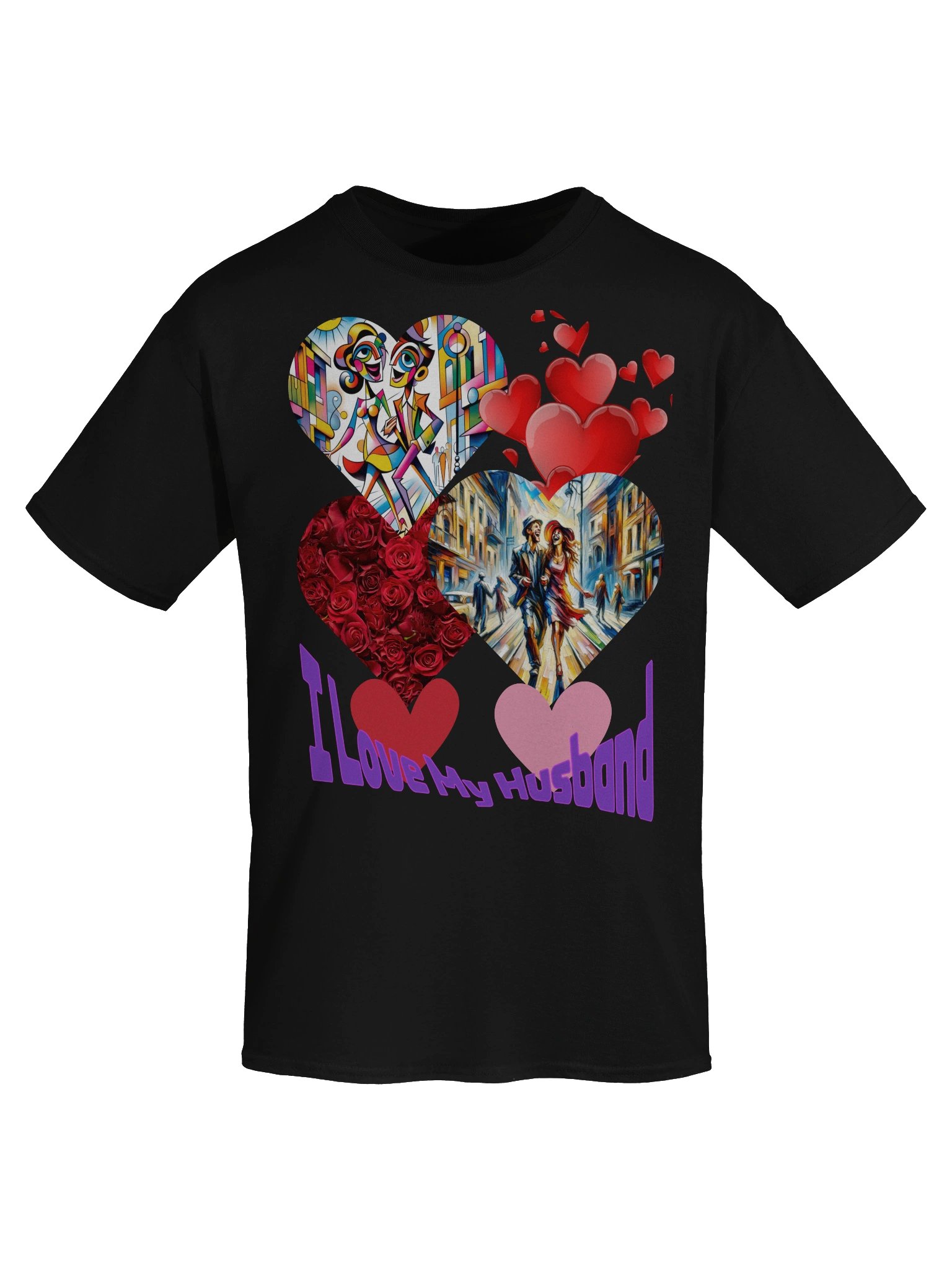 Romantic Collage Heart T-Shirt product image (7)