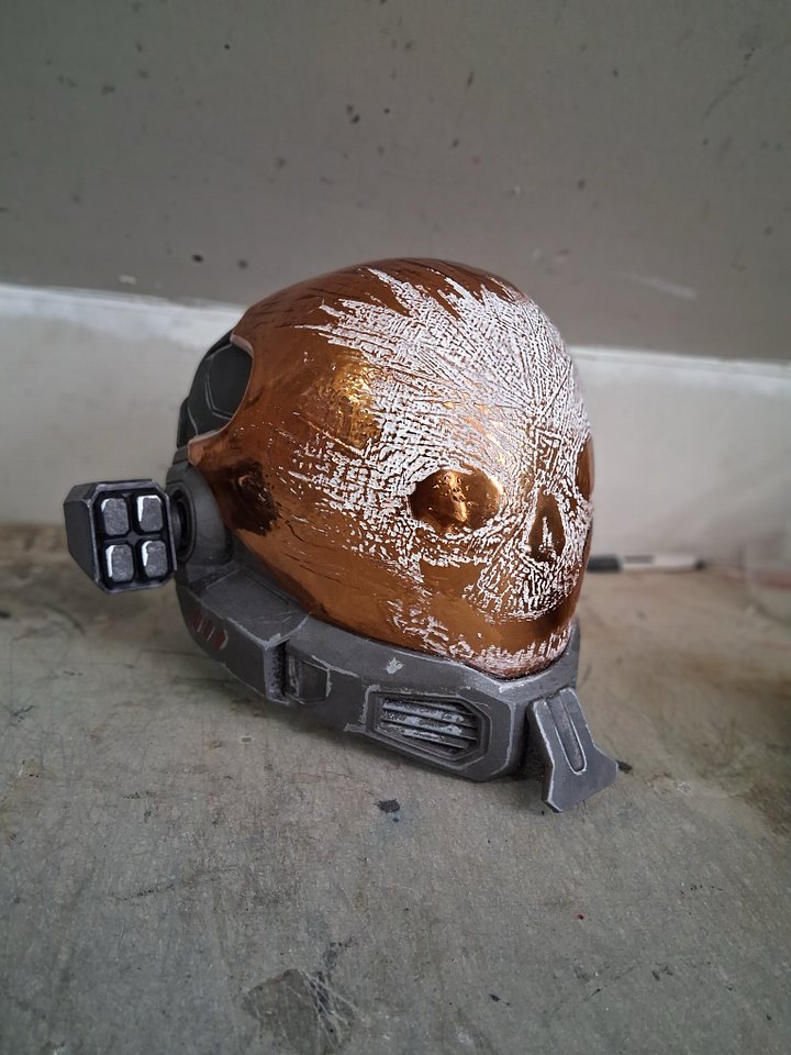 Reach EVA Emile Helmet life size 3D Printed Prop product image (1)