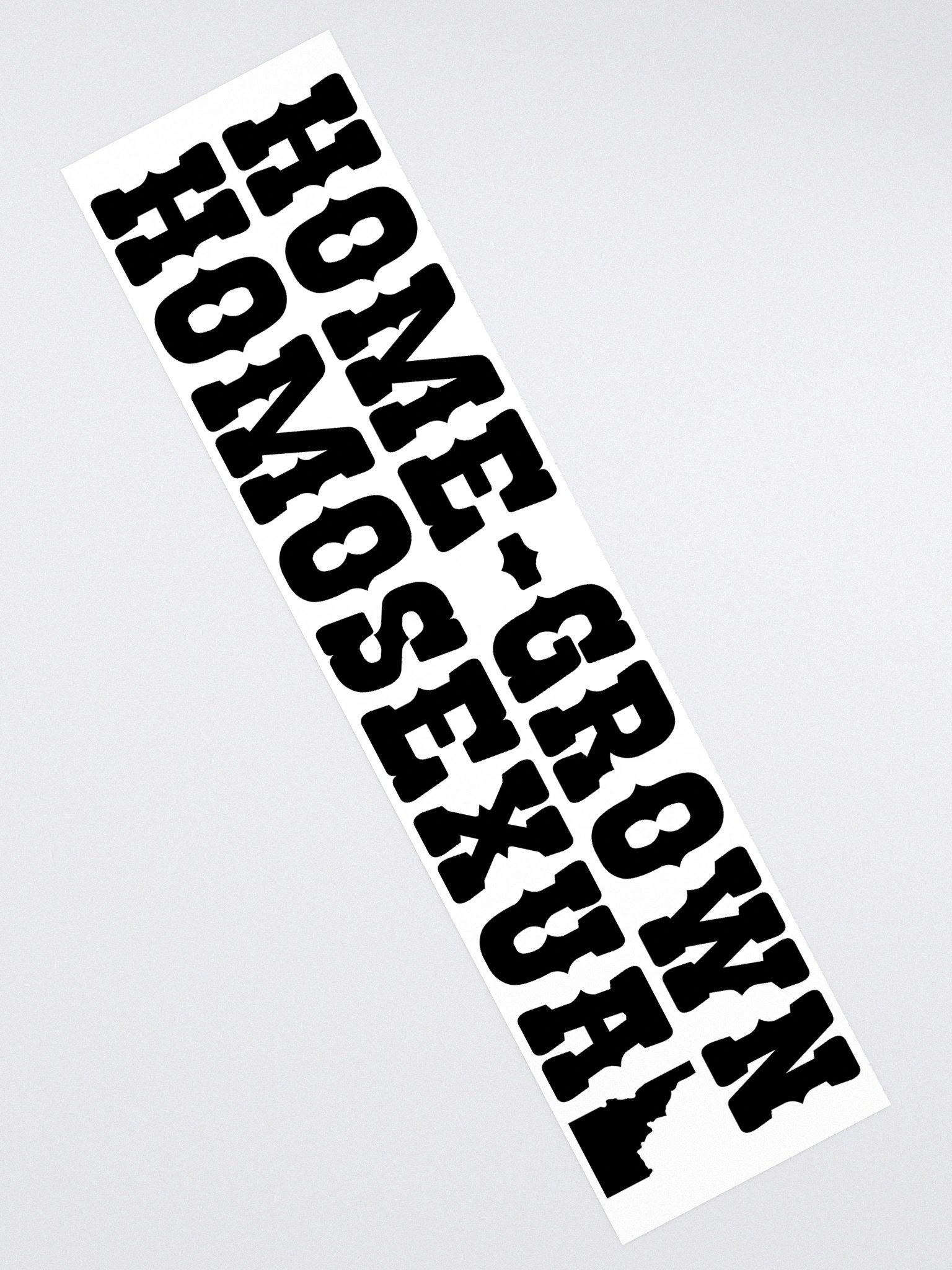 "HOME-GROWN HOMOSEXUAL" bumper sticker product image (2)