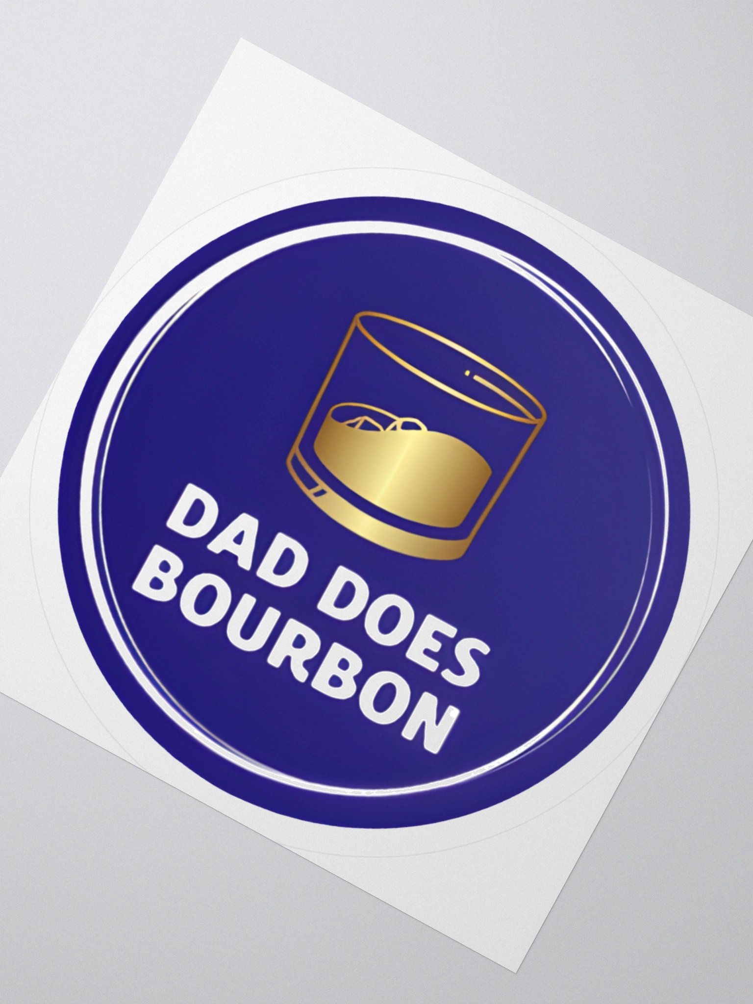 Dad Does Bourbon Logo Sticker product image (4)