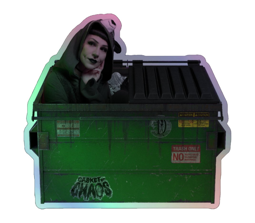 Dumpinmestetics Holographic Sticker product image (1)