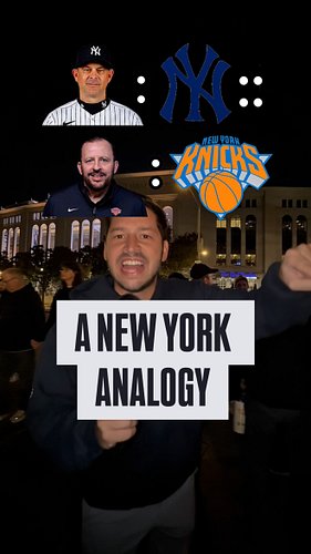 Taking you back to school with this analogy…FIRE BOONE @yankees 

#Yankees #mlb #postseason #knicks @kalshi