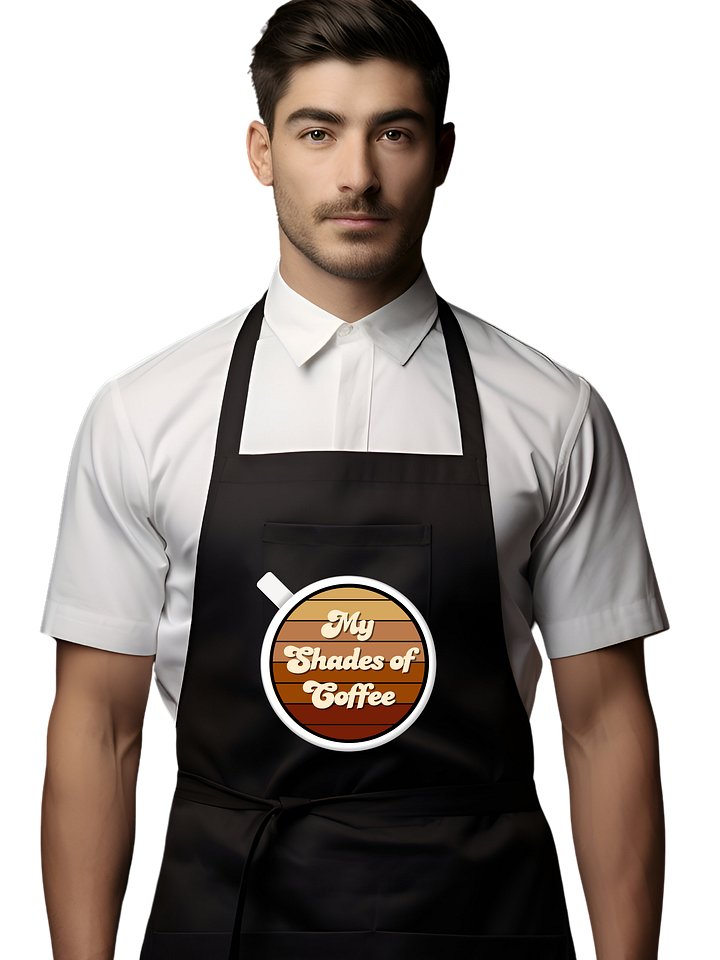 My Shades Of Coffee Apron product image (1)