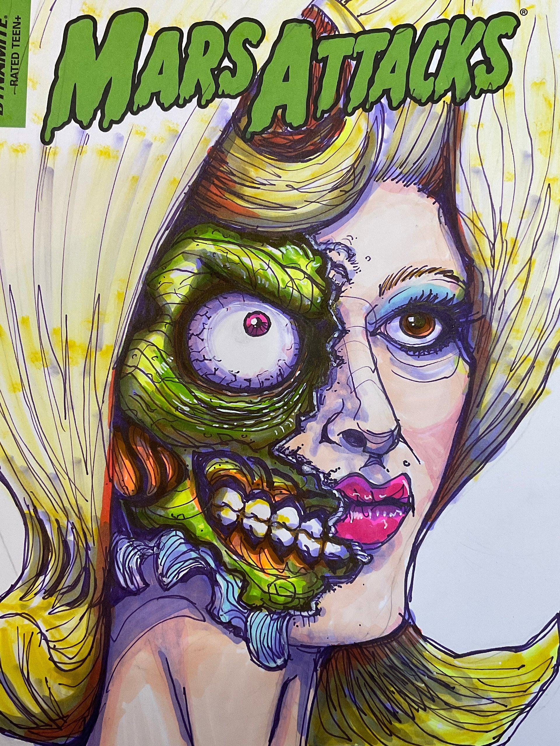 Mars Attacks: Martian Spy - Original Artwork product image (1)
