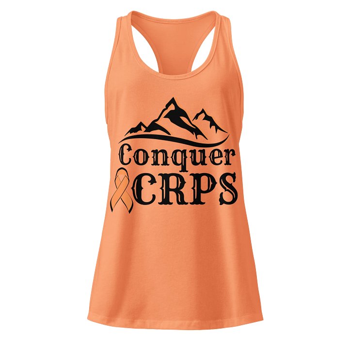 OFFICIAL Conquer CRPS Racerback Tank top ORANGE EDITION product image (1)