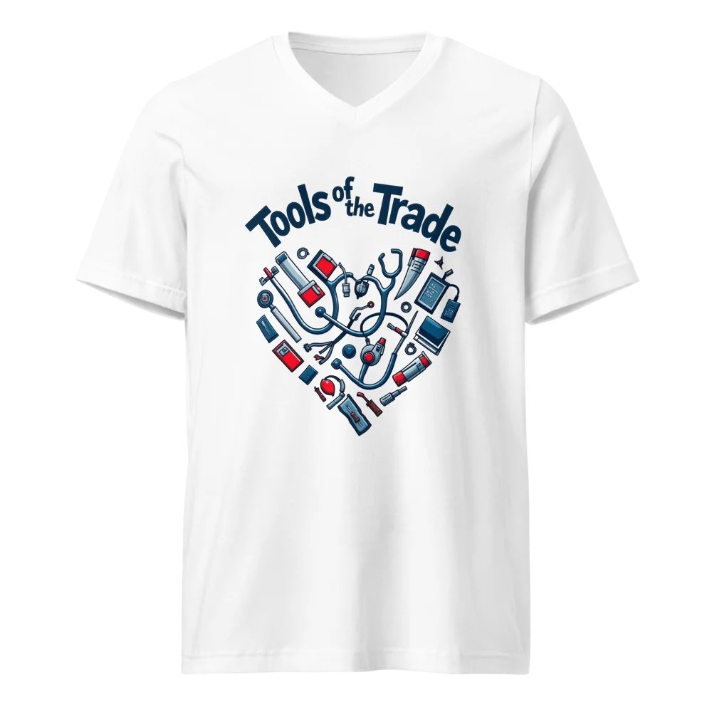 Heartbeat Tools V-Neck T-Shirt product image (1)