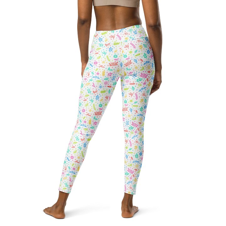 Bloom Bliss High-Waist Leggings - Floral Fantasy product image (2)