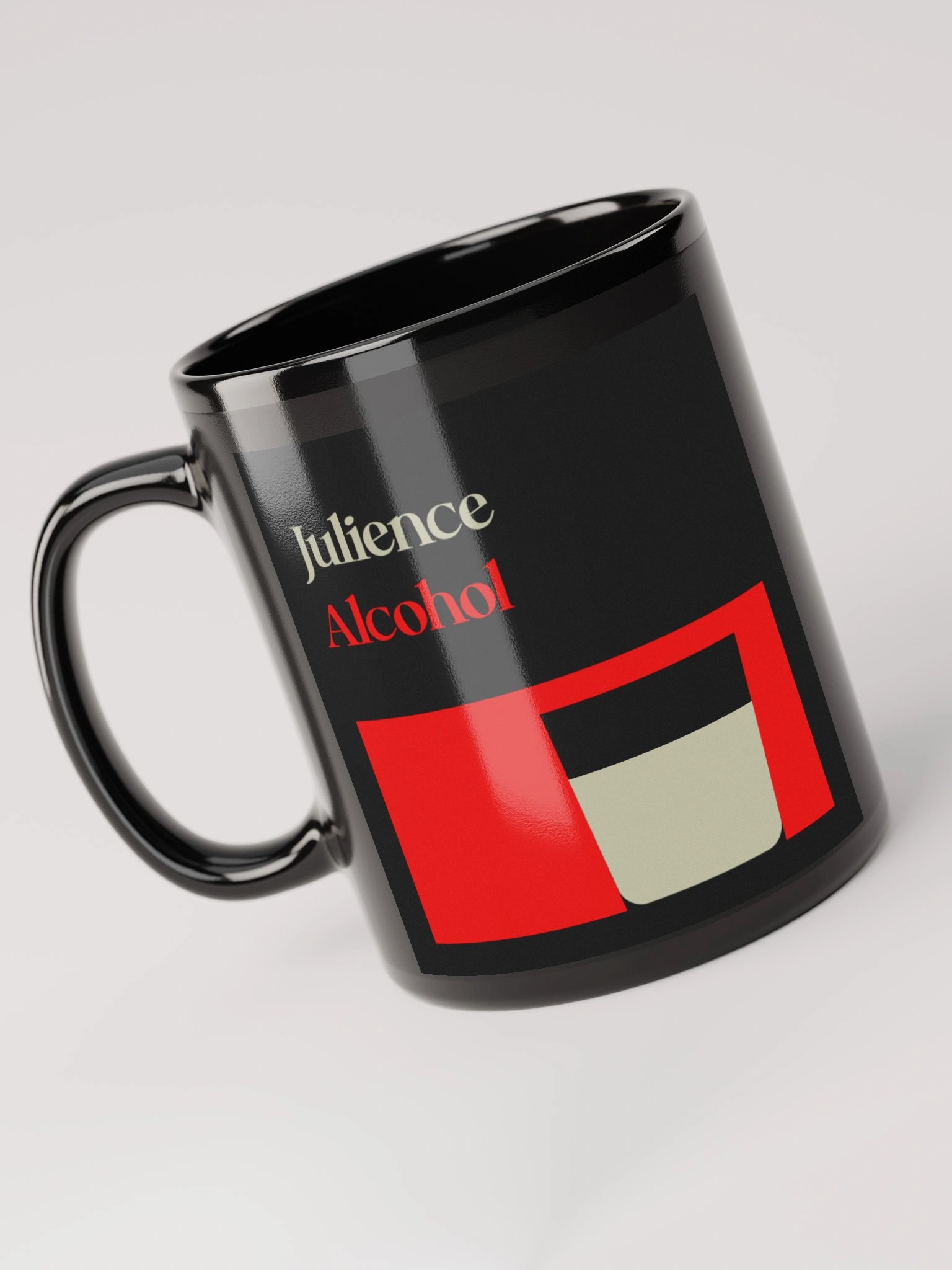Alcohol - Black Glossy Mug product image (6)
