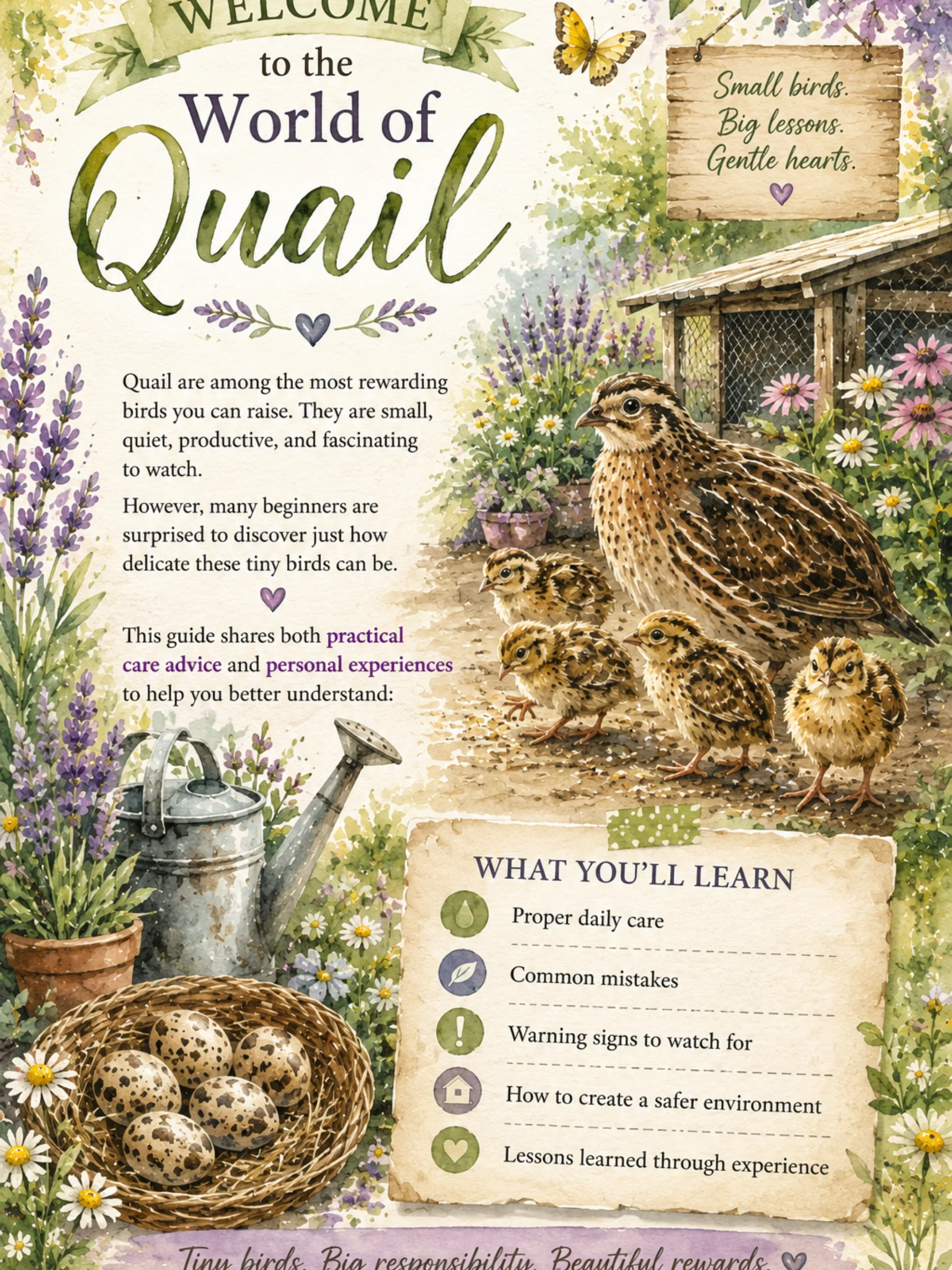 Quail Care + Beginner Quail Raising Guid product image (2)