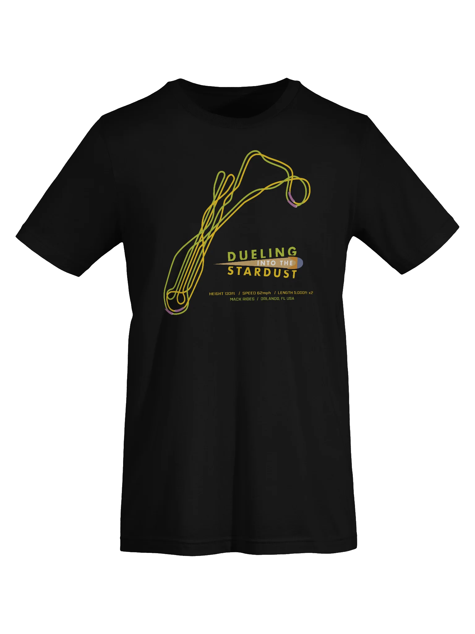 Dueling Into The Stardust Coaster Graphic Tee product image (55)