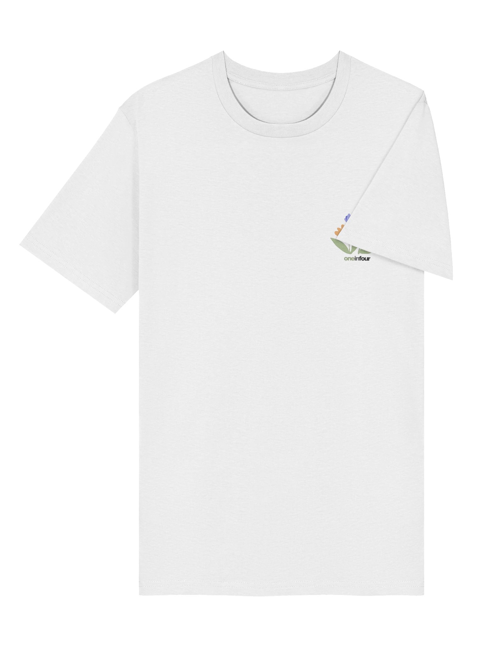 '1 in 4' Floral 2026 Memorial Shirt (organic cotton, light) product image (6)