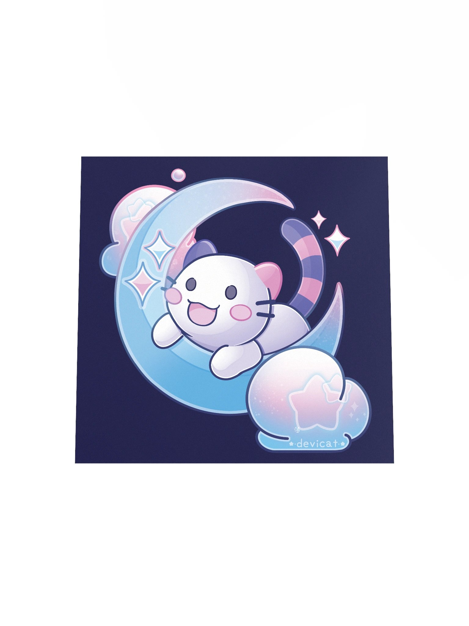 CandiCat on the Moon 2025 Print product image (4)