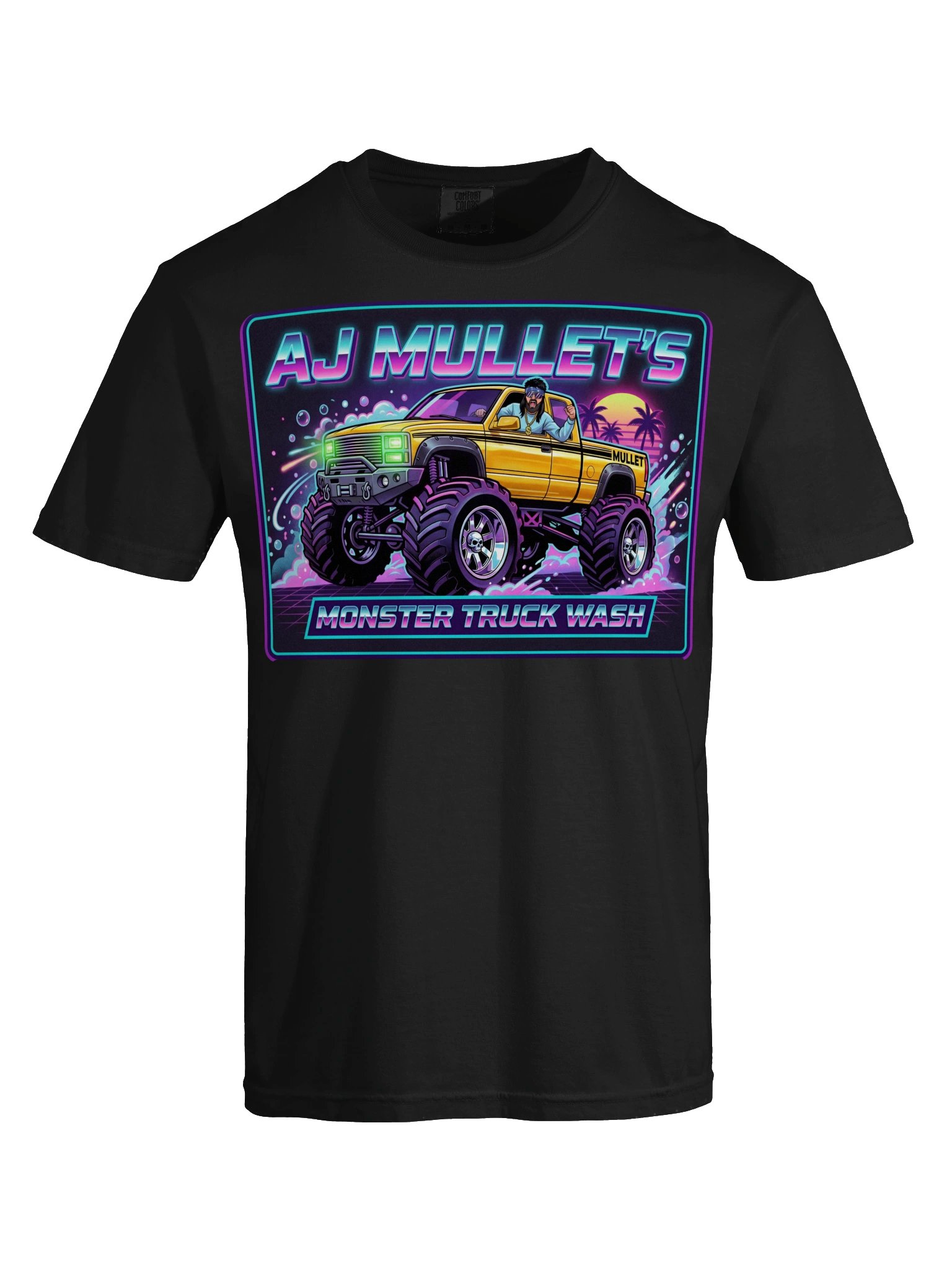 Comfort Colors Garment-Dyed Heavyweight T-Shirt : MULLETS MONSTER TRUCK WASH product image (50)