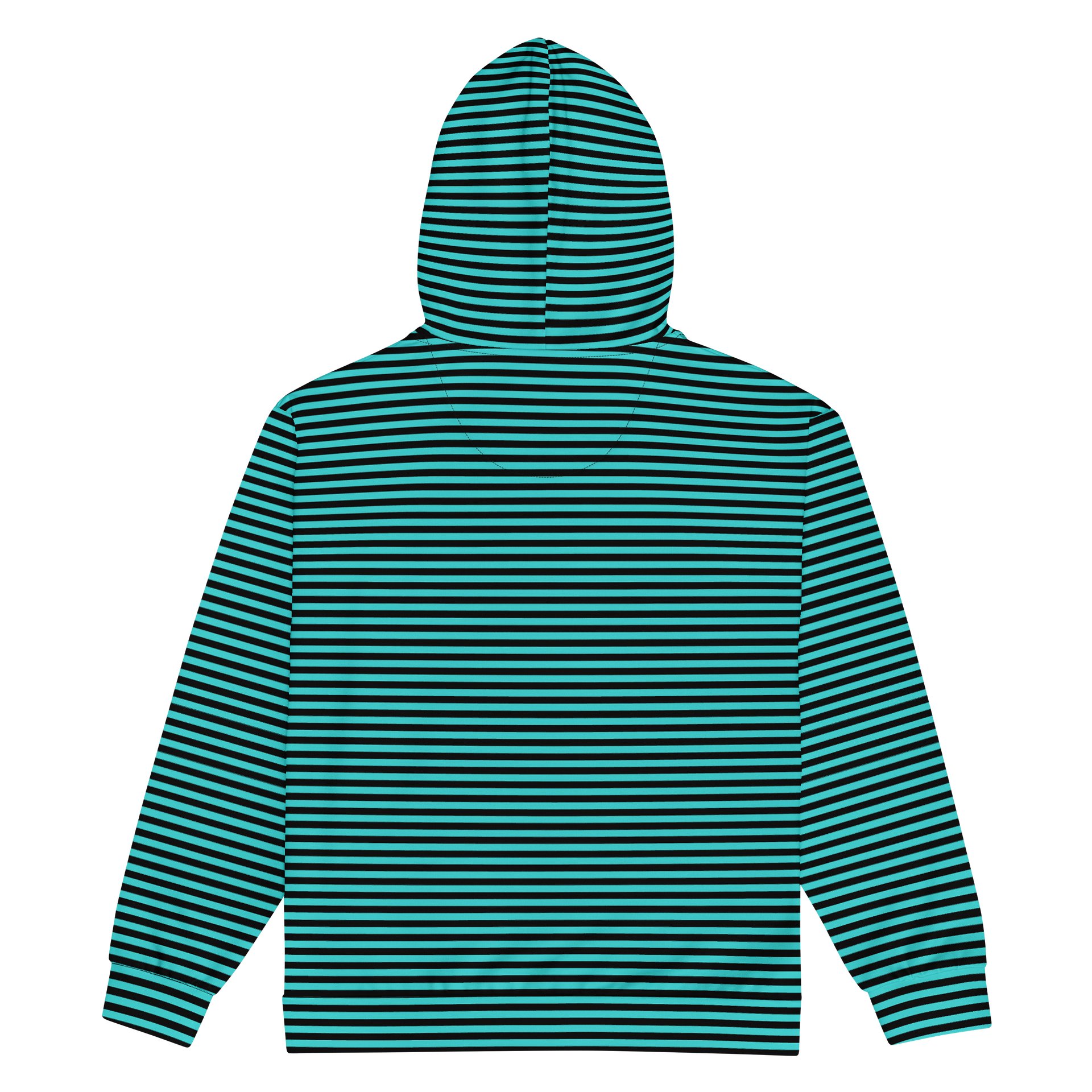Blaque and Turquoise Stripped Hoodie product image (2)