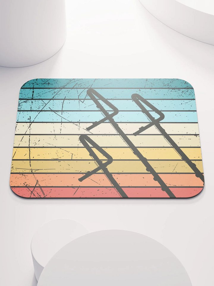 Retro Abstract Flute Mouse Pad - Contrabass product image (2)