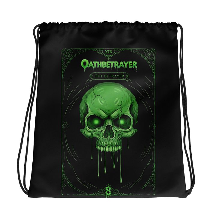 Tarot Card - Oathbetrayer - Drawstring Bag product image (1)