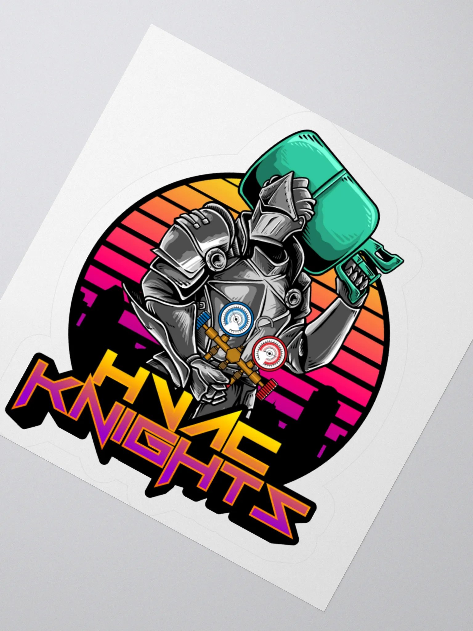 HVAC KNIGHTS Sticker product image (3)