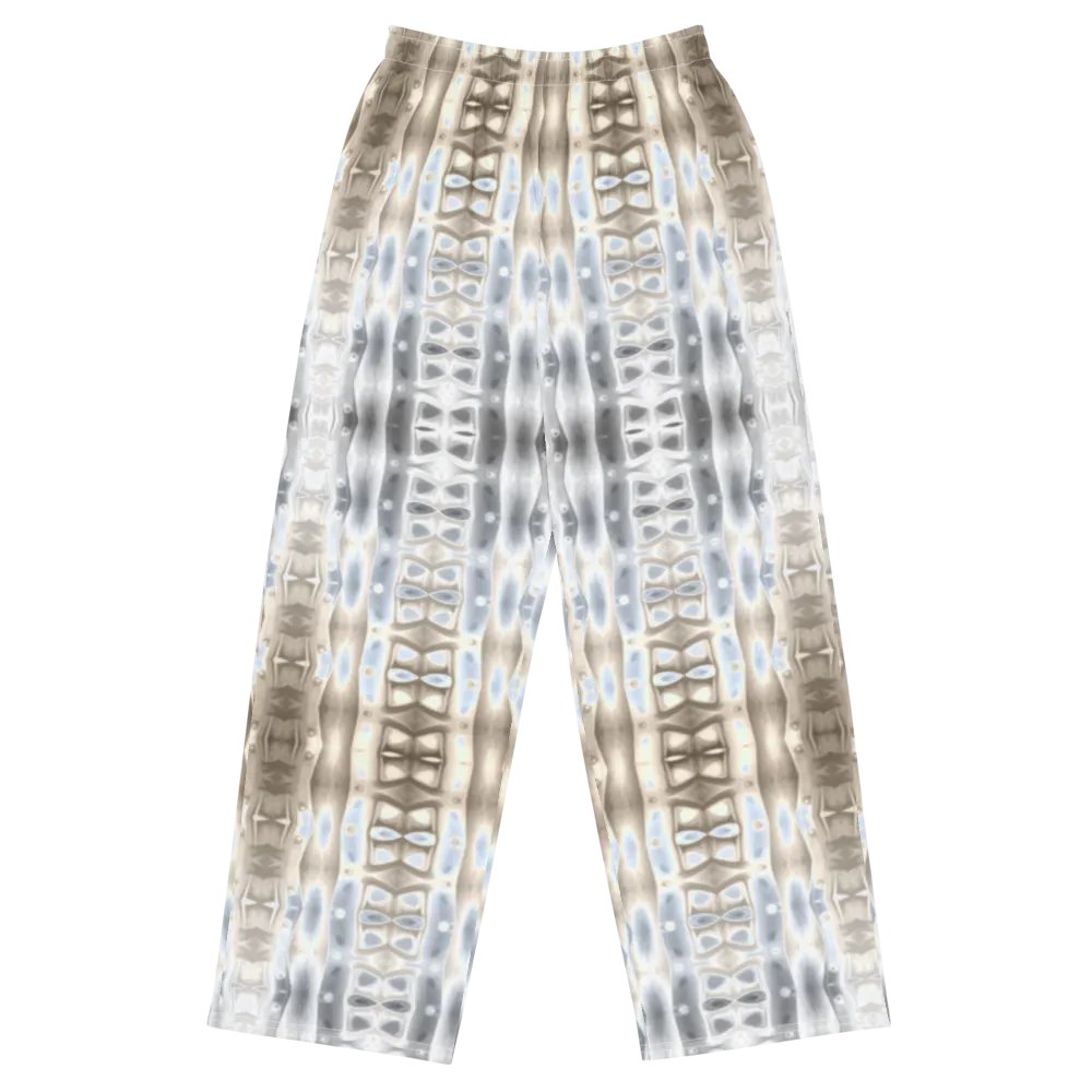 Abstract pattern in blue and brown, product image (1)