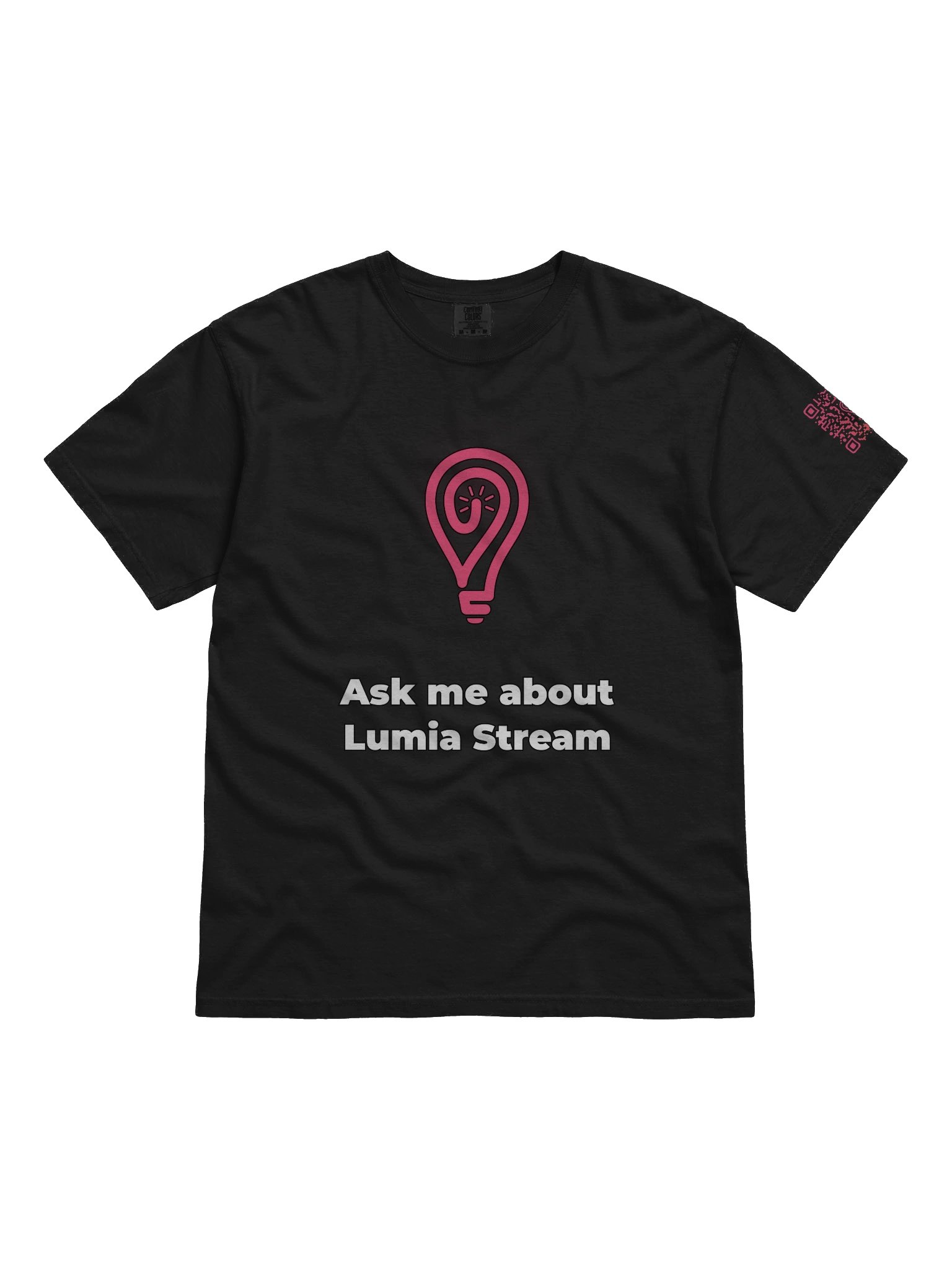 Ask me about Lumia Stream shirt with qrcode product image (4)