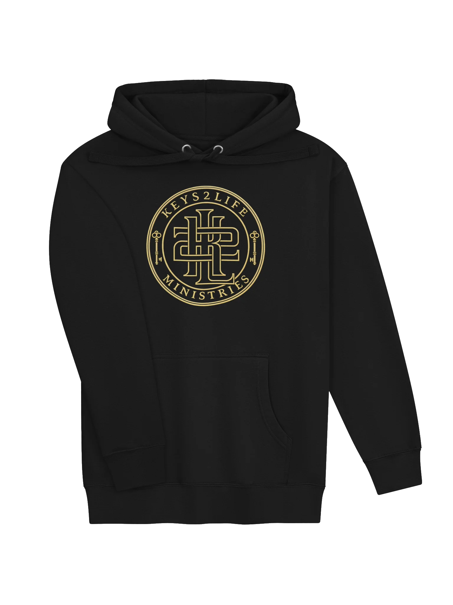 Keys 2 Life Ministries Gold Emblem Hoodie product image (25)