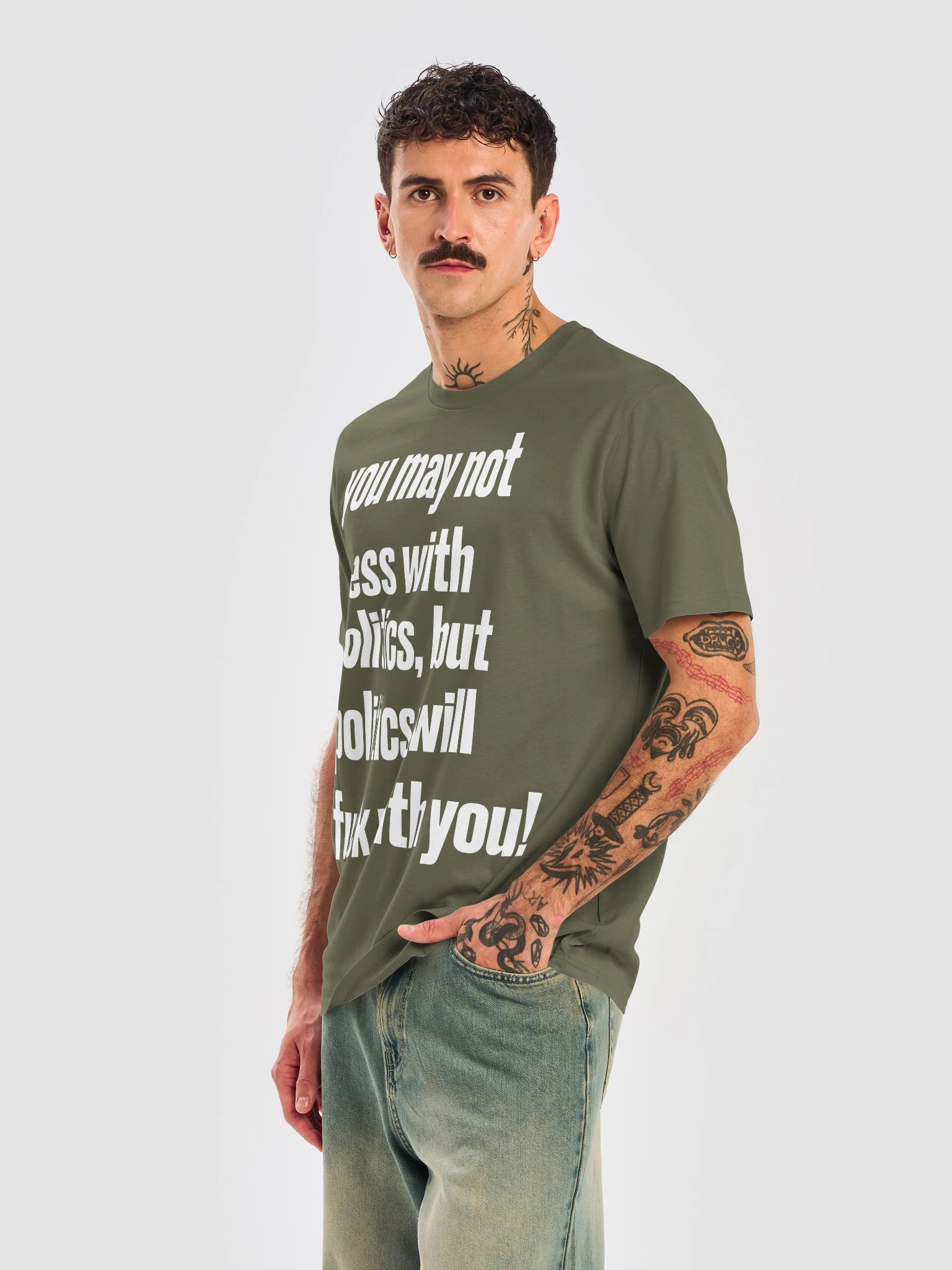 Mess With Politics - BB x SS Tee product image (12)