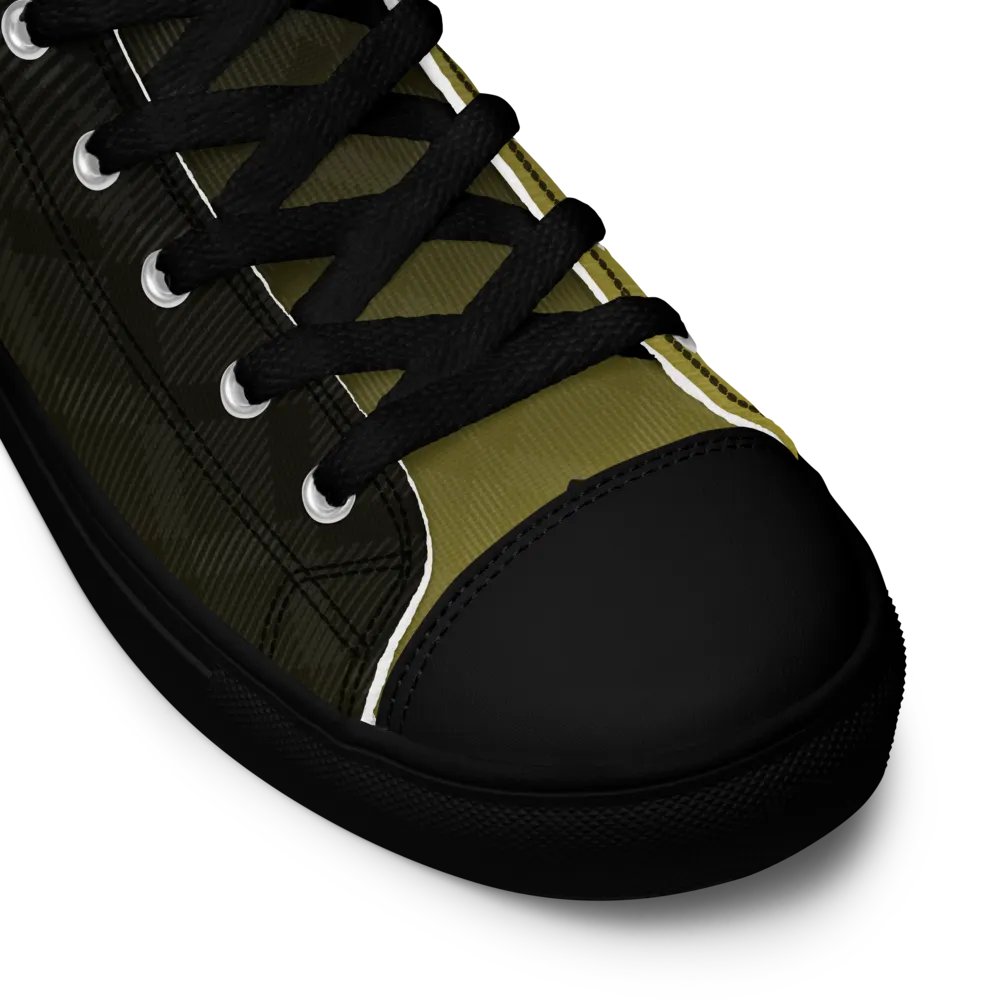 BBG Black and Gold High Tops - Black Soles product image (9)