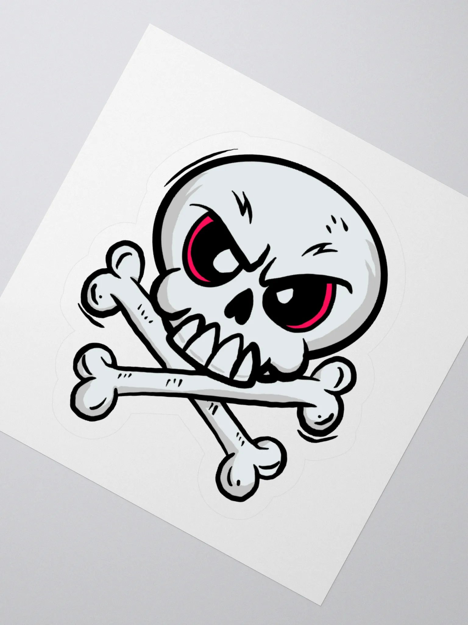 Grumpy Bones Kiss Cut Stickers product image (5)