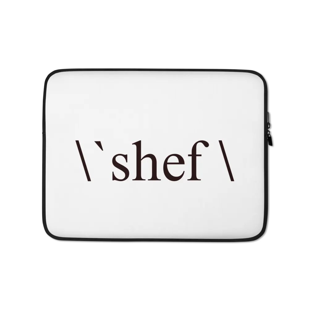 SHEF Logo Laptop Sleeve product image (1)
