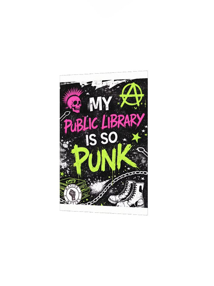 My Public Library Is So Punk – 5x7 Art Print product image (2)