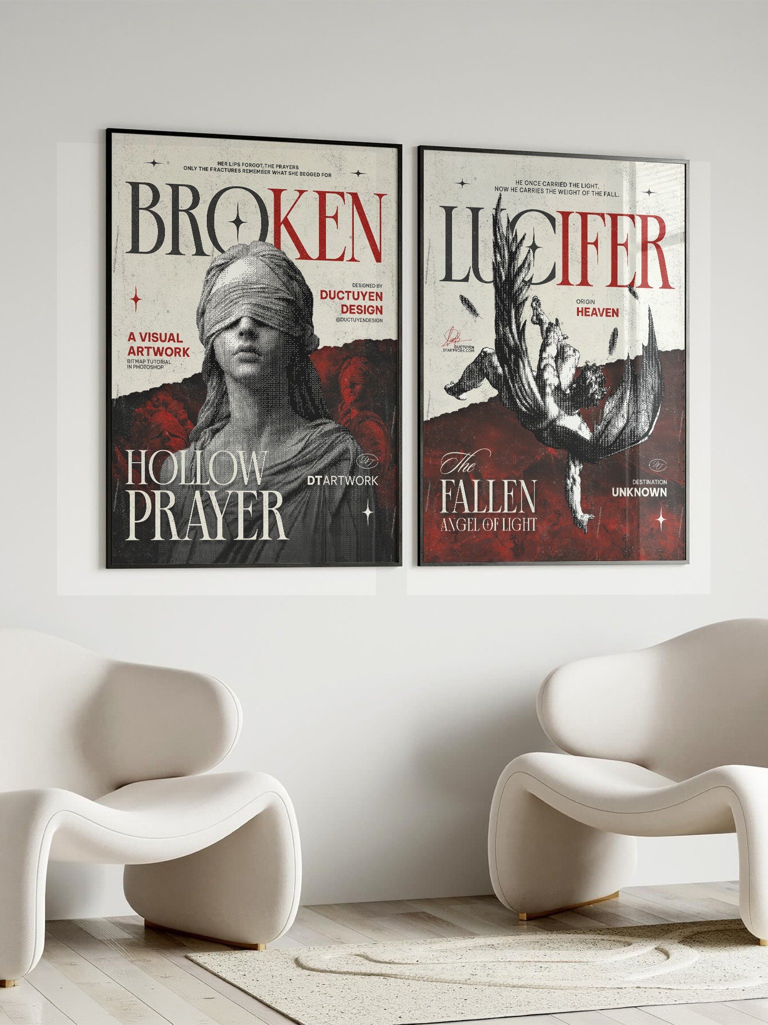 LUCIFER - The Fallen Angel of Light" Framed Poster product image (10)