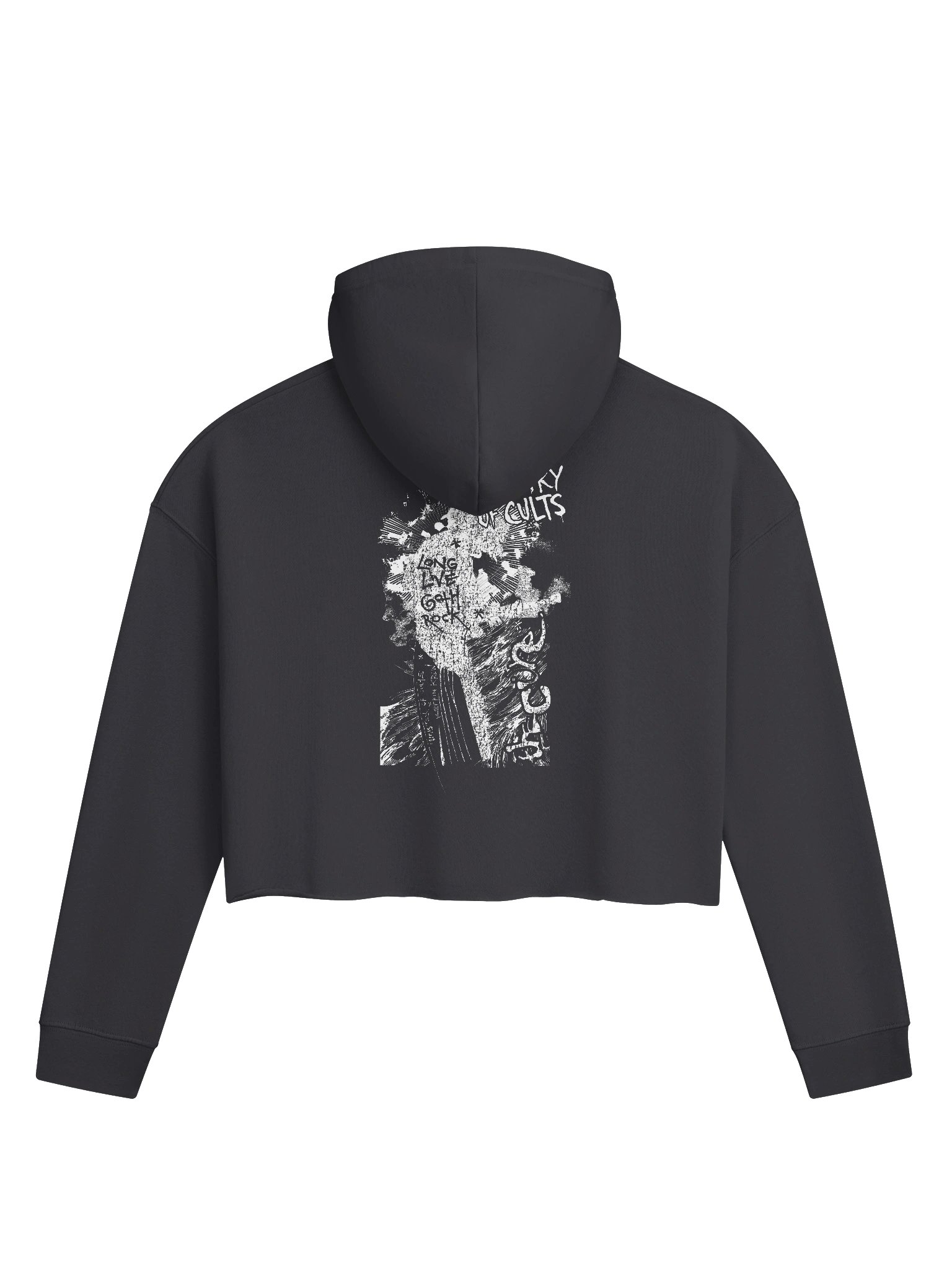 The Cure Womens Cropped Hoodie product image (2)