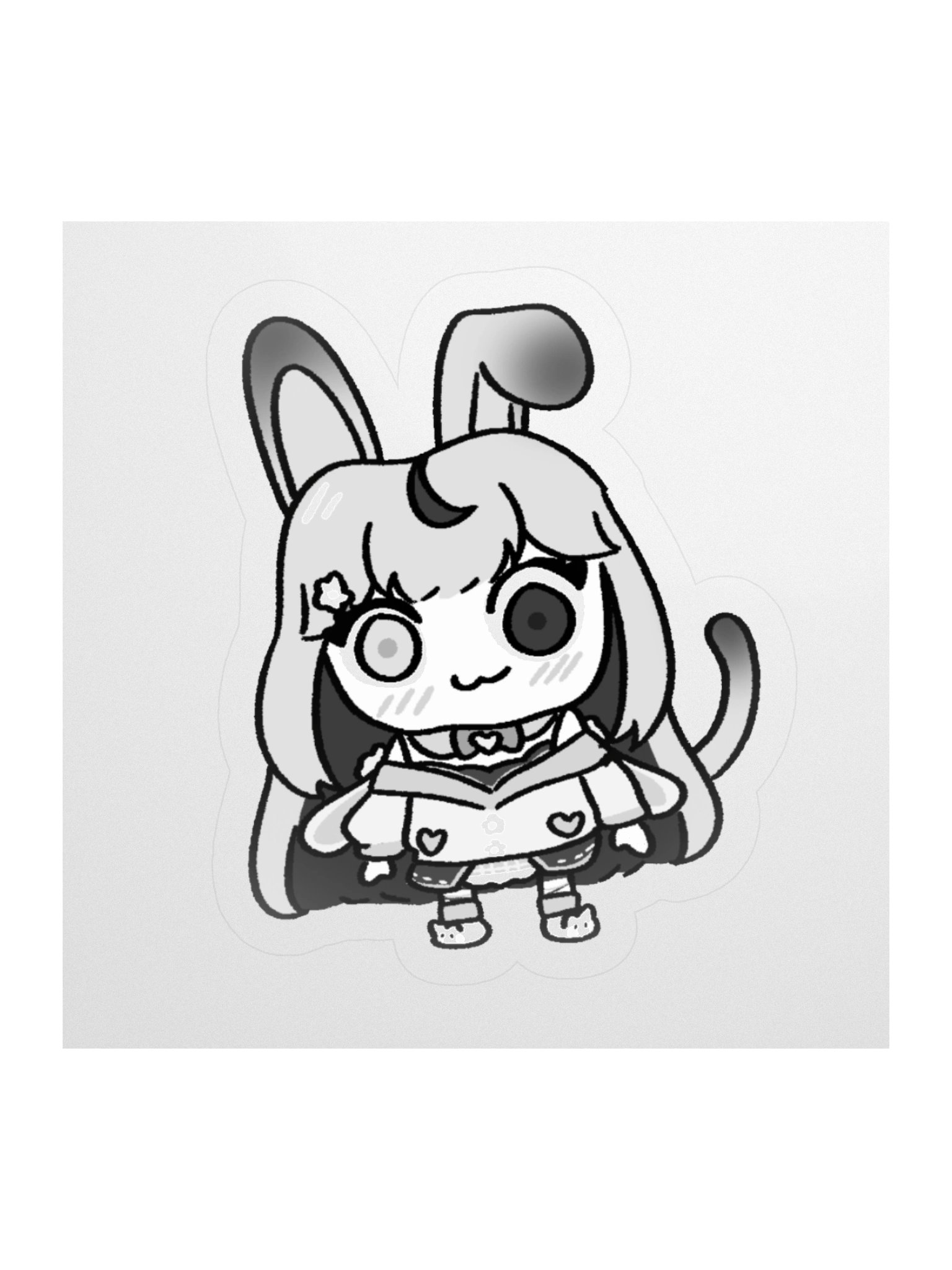The Silly - B&W Sticker product image (1)