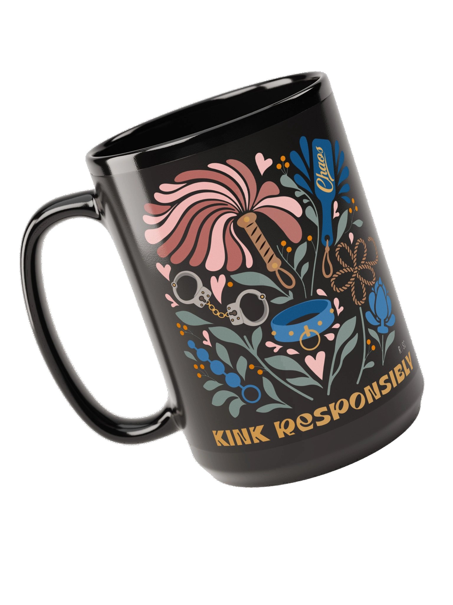 Kink Responsibly Black Mug product image (5)