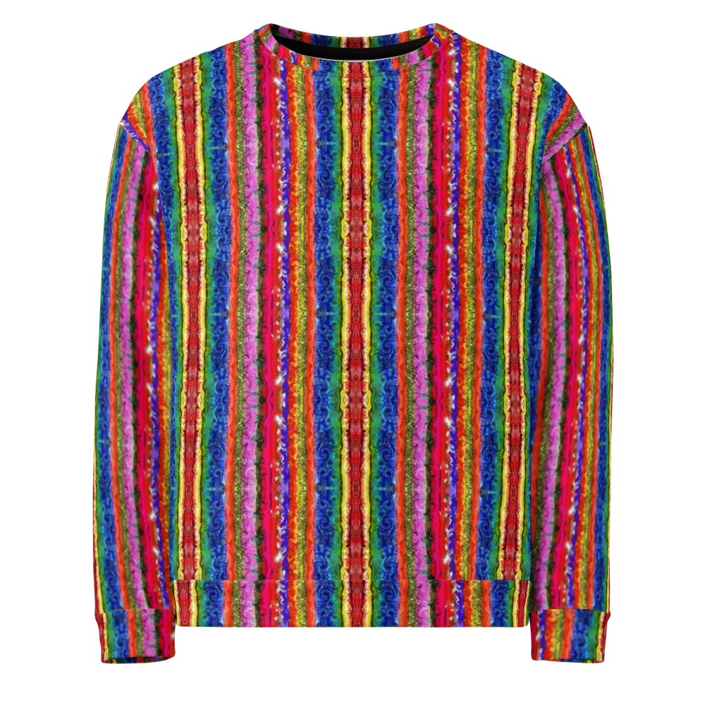 Boho colorful Stripes Unisex Sweatshirt product image (12)