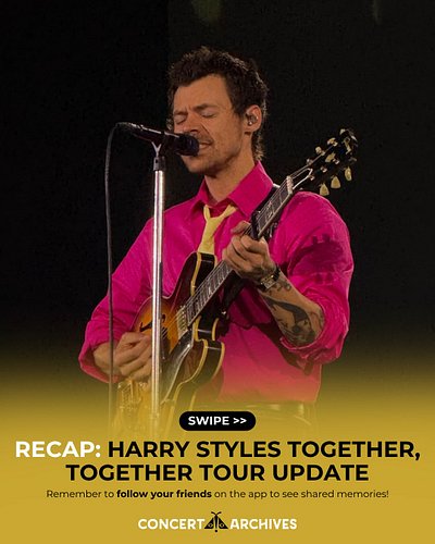 Recap: Harry Styles’ Together, Together Tour Update ✨

The Together, Together Tour officially took over Wembley Stadium, and ...