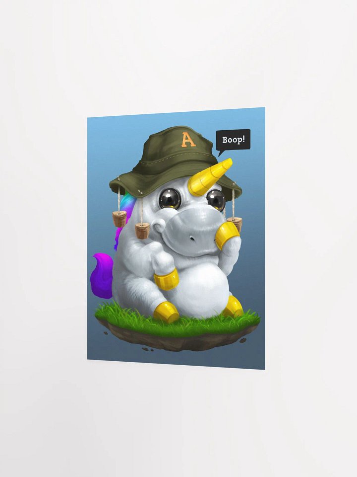 Unicorn boop poster product image (2)