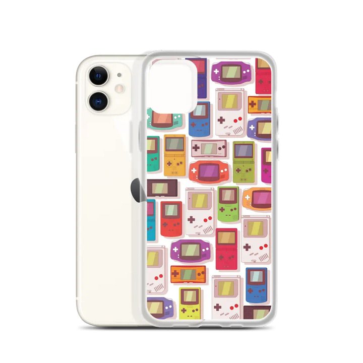 Retro Gamer Console Pattern iPhone Case product image (52)