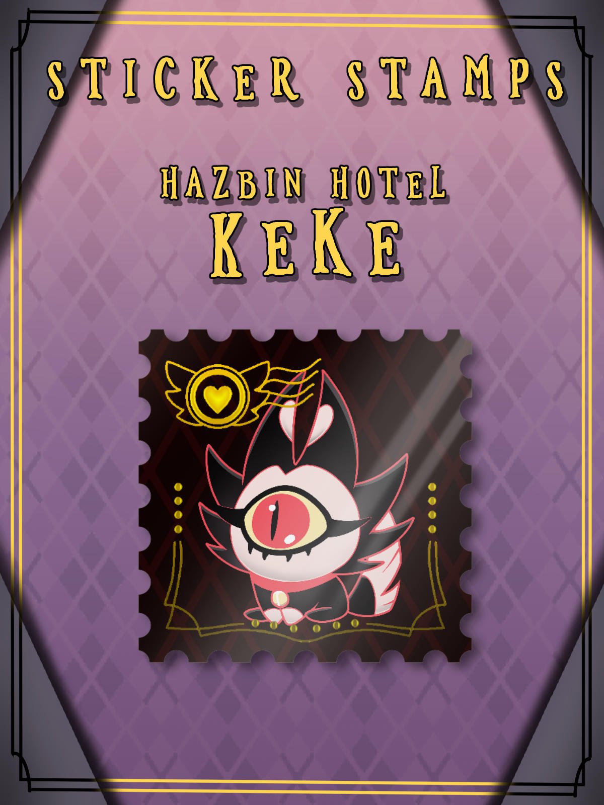 Sticker Stamps - Hazbin Hotel - Keke product image (1)