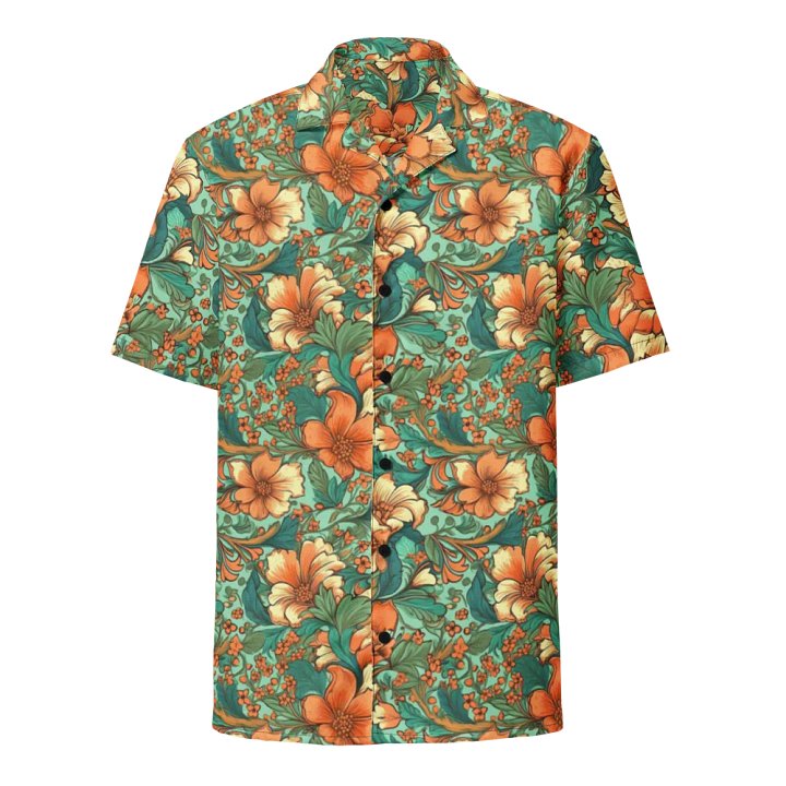 Art Nouveau Floral Pattern-Seamless Vintage Design Hawaiian Shirt product image (1)